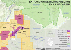 Extraccion hidrocarburos La Macarena