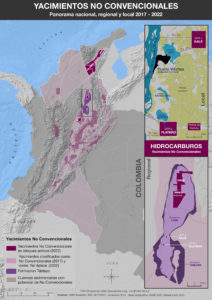 Yacimientos no convencionales de hidrocarburos en Colombia 2017 2022
