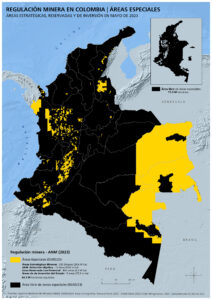 Areas estrategicas, reservadas y de inversion en mayo de 2023