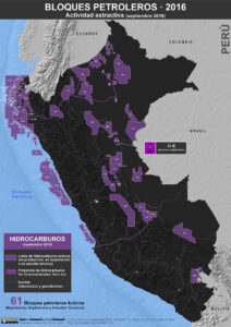 Actividad extractivista de hidrocarburos (septiembre 2016)