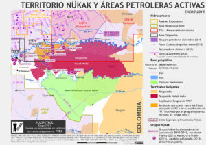 Areas petroleras activas e histórico de exploración sísmica (enero 2015)